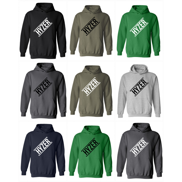 Disc Golf Hoodie Discgolf HYZER Discgolfer Discgolfing Sweatshirt - Picture 2 of 11